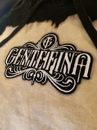 a hoodie with the word gentilina on it