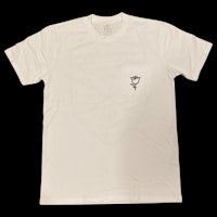 a white t - shirt with an image of a crown on it